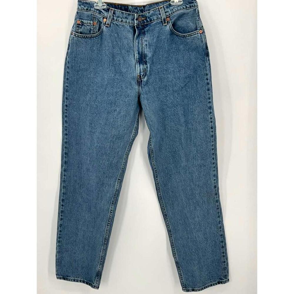 Levi's 560 Loose Fit Straight Leg Jeans Size 16 Cotton‎ Denim